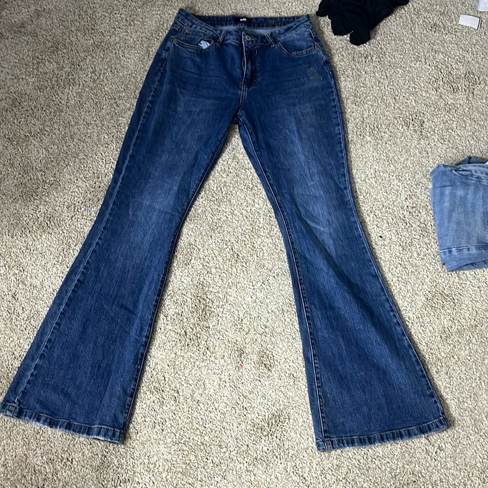 Flared jeans